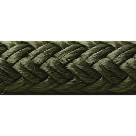 Seachoice Double Braid Nylon Dock Line, Black, 3/4" x 25' 47201